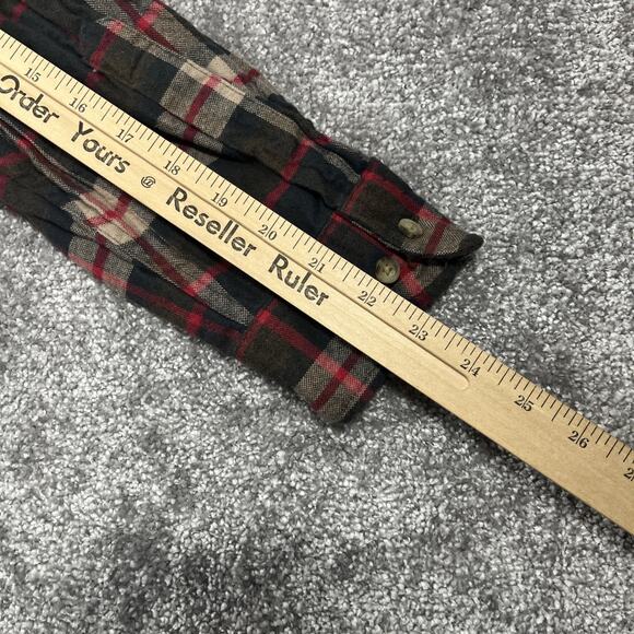 Pendleton Flannel Shirt Mens Extra Large Mason Cotton Button Down Outdoors Brown - Picture 11 of 11